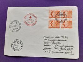 FL-Flugbrief Vaduz-ZH-Genf 26.VIII,1939