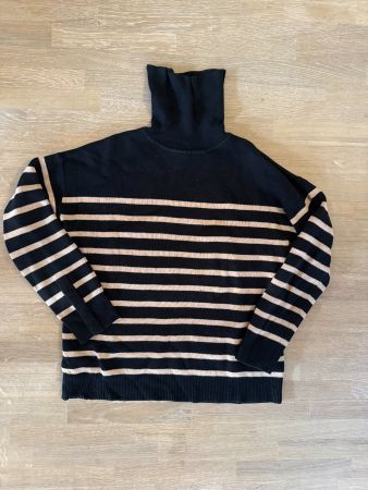 Pull col roulé rayé Morgan taille M