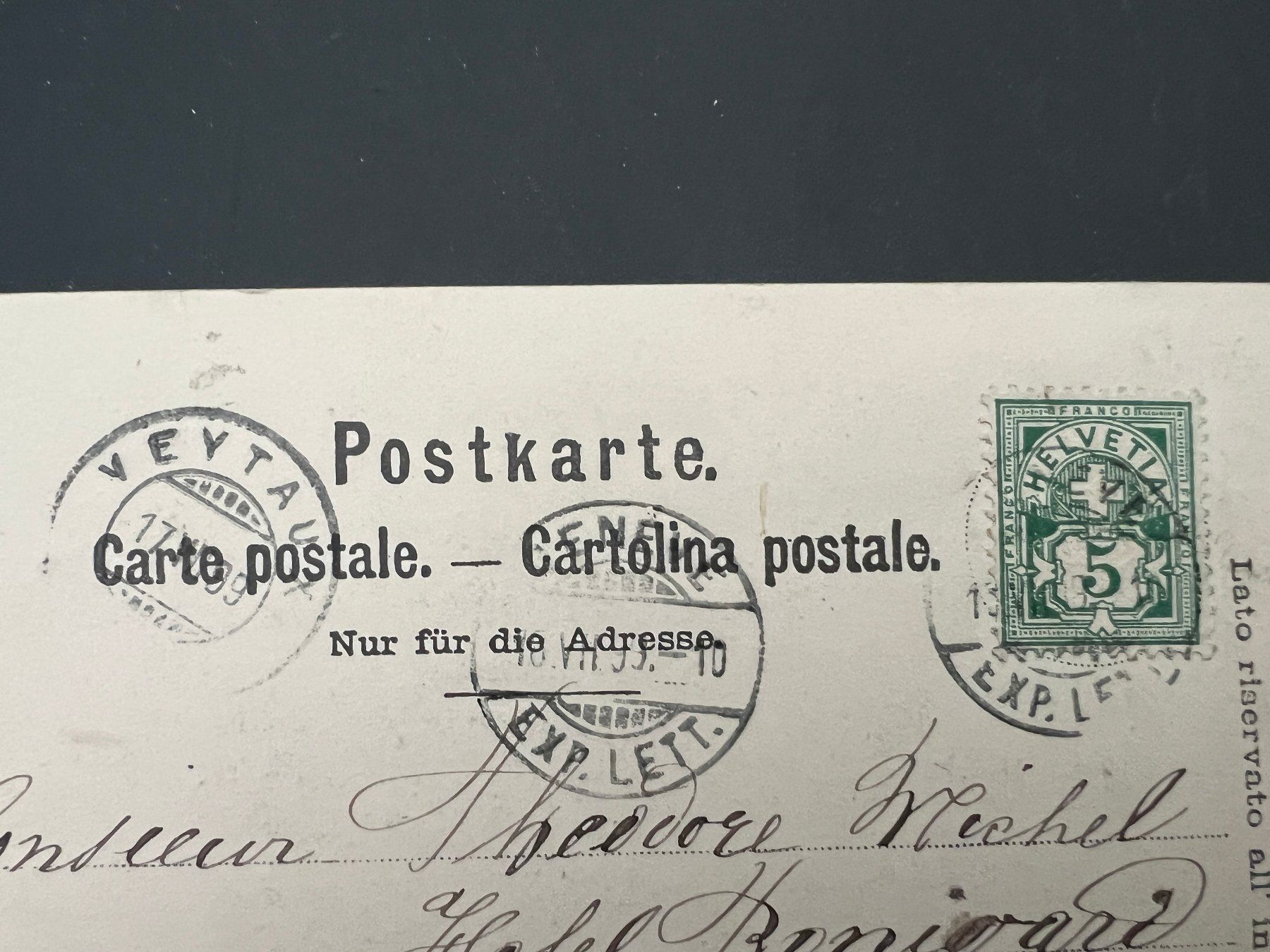 Cartoline postali: AK 1909 Genf  (G1372) – Usato da Hinwil venduto da Sidi4 1