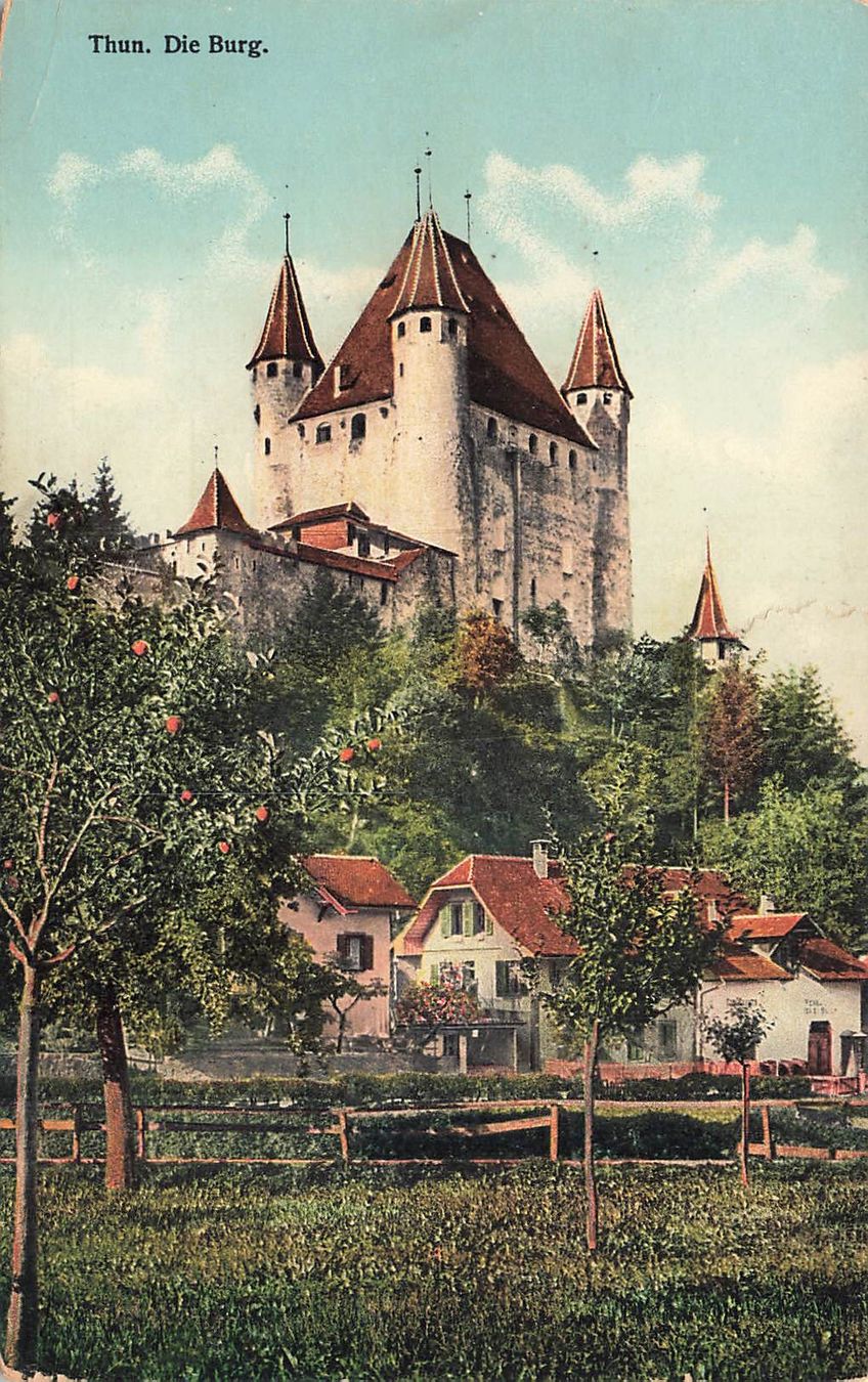 Cartes postales: Thun die bürg – D'occasion à Biasca par Blenio71