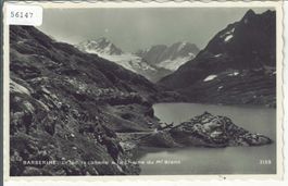 Barberine - Le lac la cabane & la chaine du Mt. Blanc