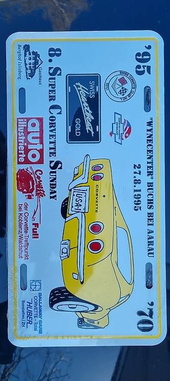 Plaketten & Abzeichen: CORVETTE  PLAKETTE  TREFFEN   1995 – Gebraucht aus St. Gallen von kratzki01