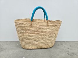 Korb: Shopper oval helltürkis-ANGEBOT