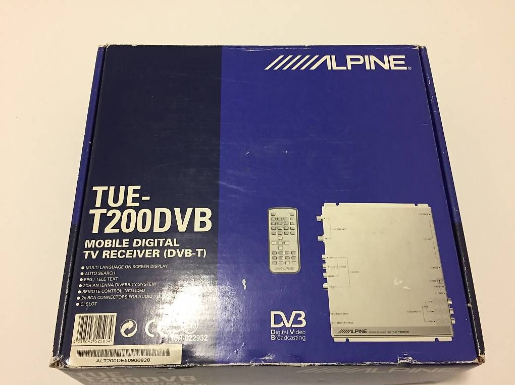 Ricevitori: Alpine TUE-T200DVB Mobile Digital TV Receiver DVB-T – Usato da Ehrendingen venduto da Veiga
