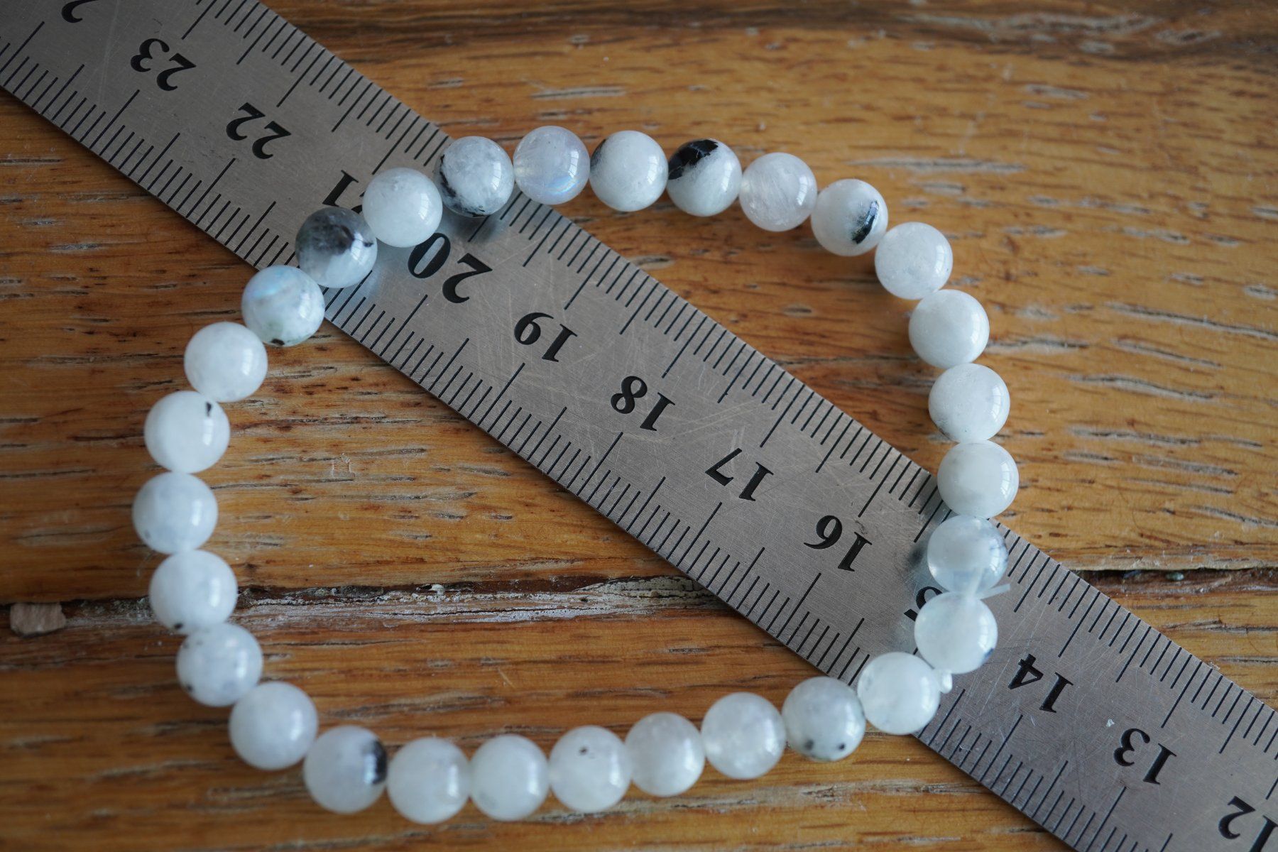 Minerali & Pietre curative: Mondstein  6mm   Kugel  Armband – Nuovo e nell'imballaggio originale da Eschenbach SG venduto da topstone 3