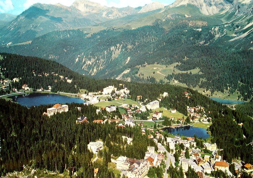 Cartoline postali: AROSA Flugaufnahme – Nuovo (secondo la descrizione) da Jona venduto da philajona