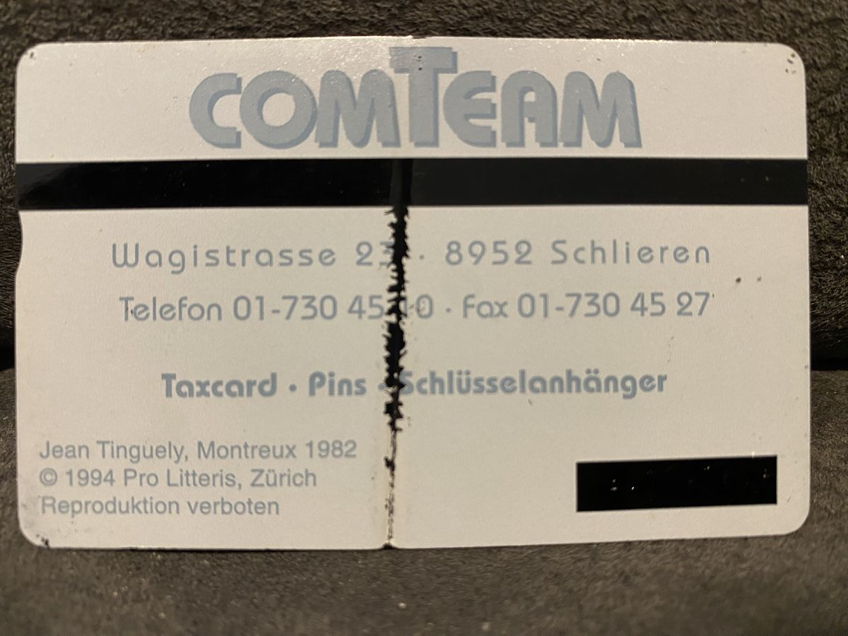 Telefon- & Taxkarten: P-taxcard – Defekt aus Lausanne von babacard10 1