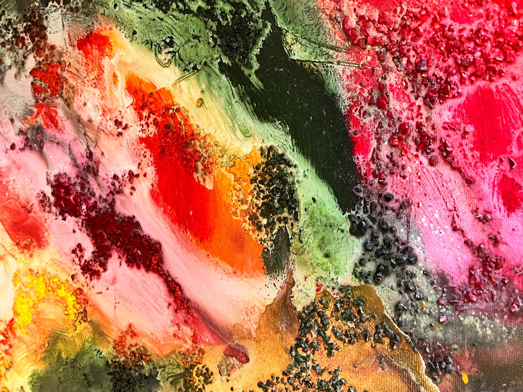 Dipinti: Andrea Scacciotti - Malerei auf Leinwand - Material abstrakt – Usato da Ponte Tresa venduto da 11GalleriaAlterEgo11 5