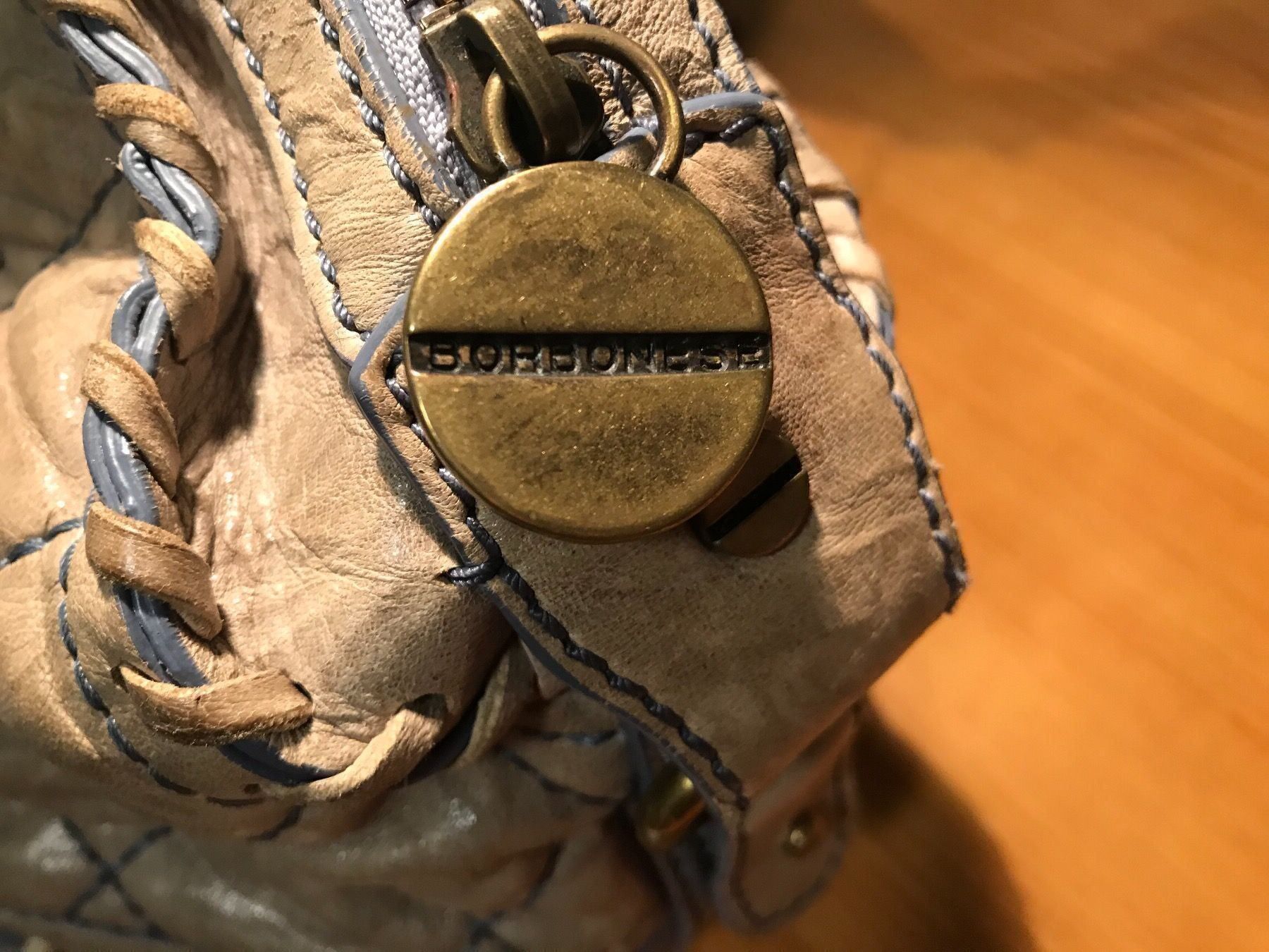 Borbonese Borse da donna: BORBONESE Leder Tasche – Usato da Vezia venduto da luce2011 8