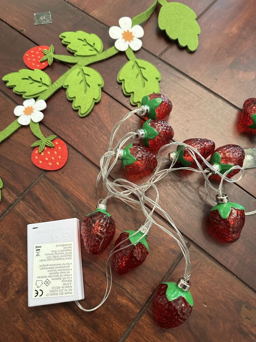 Lampade: Lichterkette Erdbeeren Glas  – Usato da Bern venduto da womiman 2