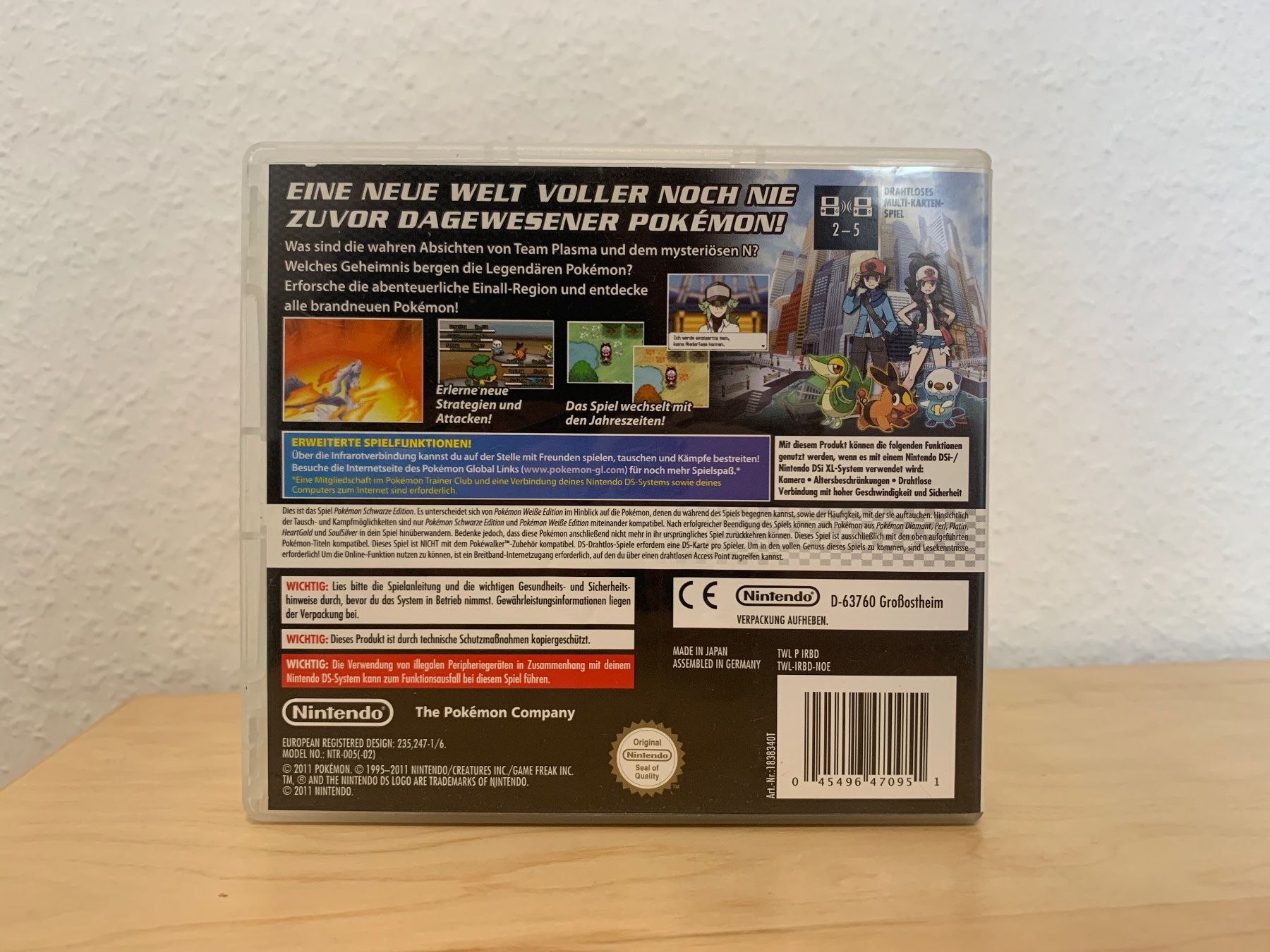Nintendo Spiele: Pokémon Schwarze Edition -  Nintendo DS – Gebraucht aus Zürich von Hunger-Toys-Games 2