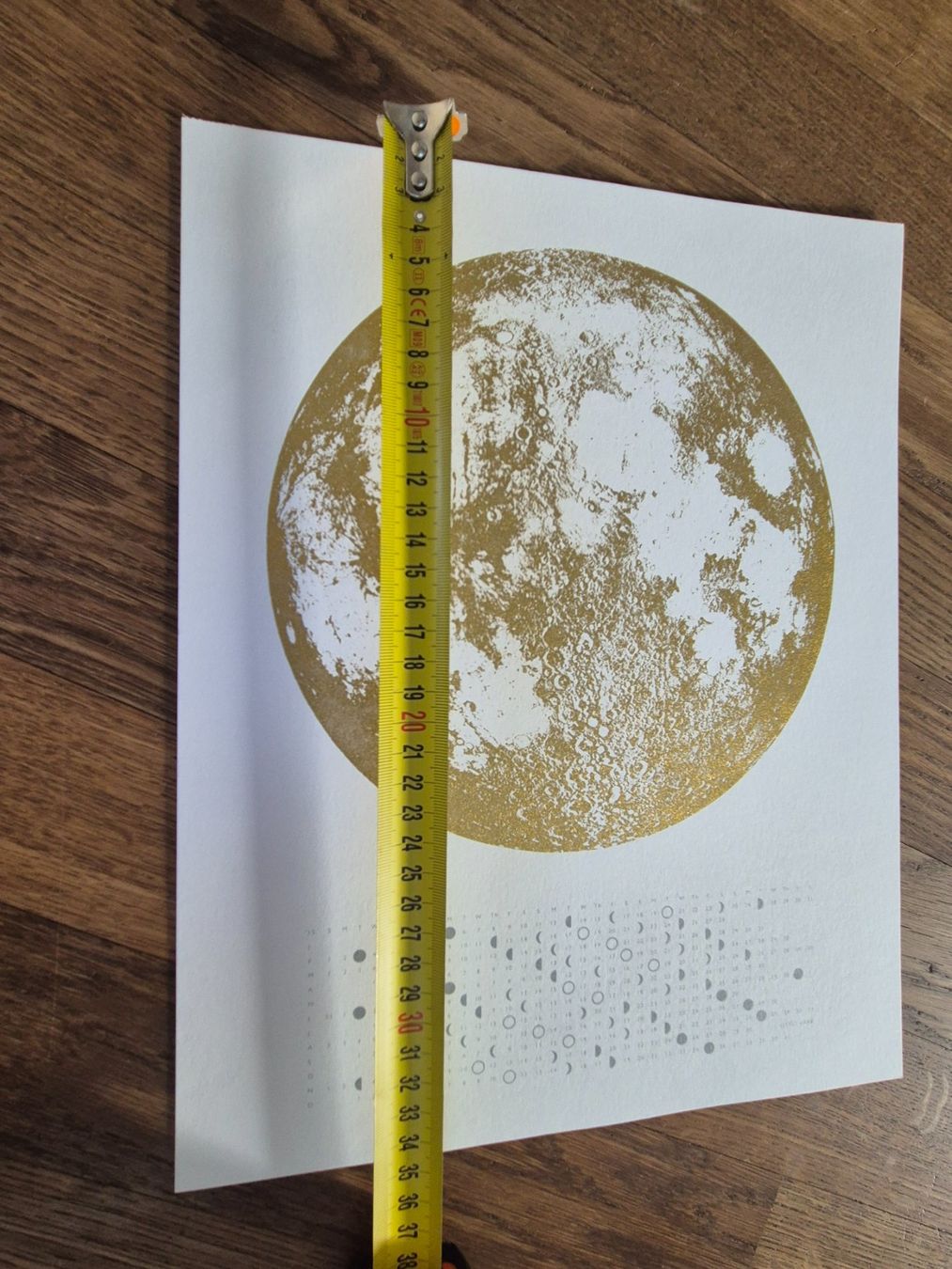 Posters & Illustrations: Original gold moon print 28x35cm – D'occasion à Zürich par monadiederich 3