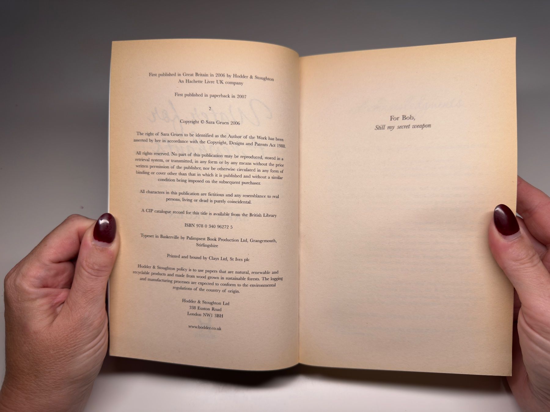 Bücher: NOVEL: Sara Gruen, Water for elephants – Gebraucht aus Grosswangen von English_books 2