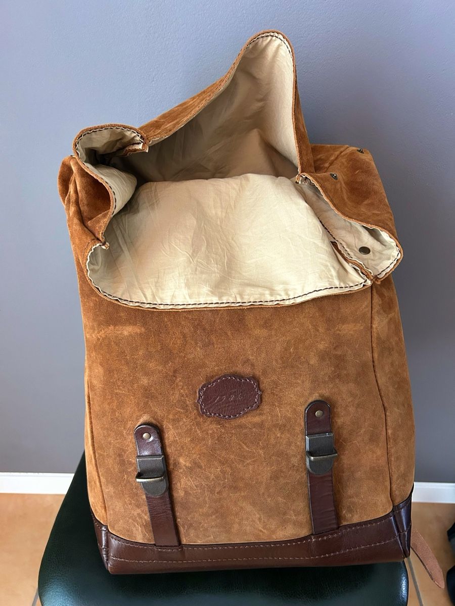 Zaini: Handgefertigter Lederrucksack – Nuovo (secondo la descrizione) da Uster venduto da Zaubermax 3