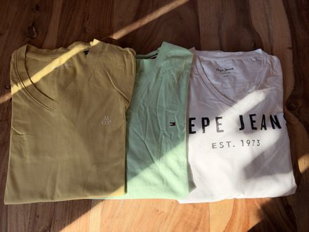 3 T-Shirts Marc O'Polo Tommy Hilfiger Pepe Jeans Grösse M