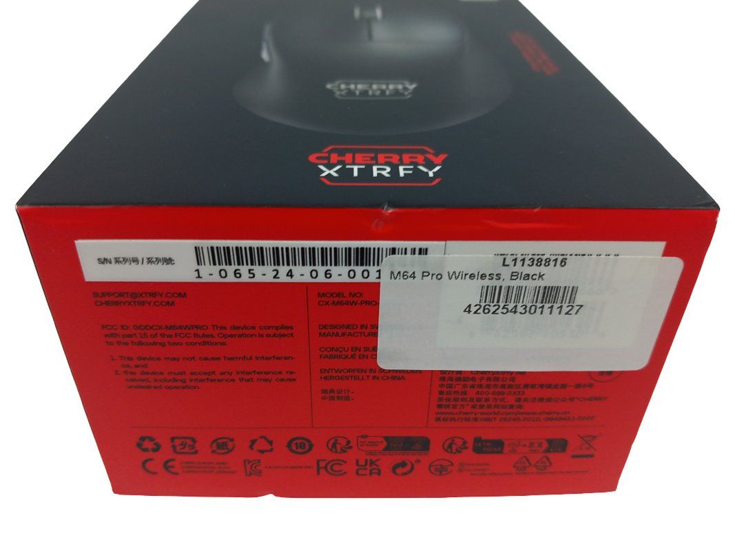 Souris: CHERRY XTRFY M64 PRO Wireless Black Maus – D'occasion à Hünenberg par Restwert_Zug 6
