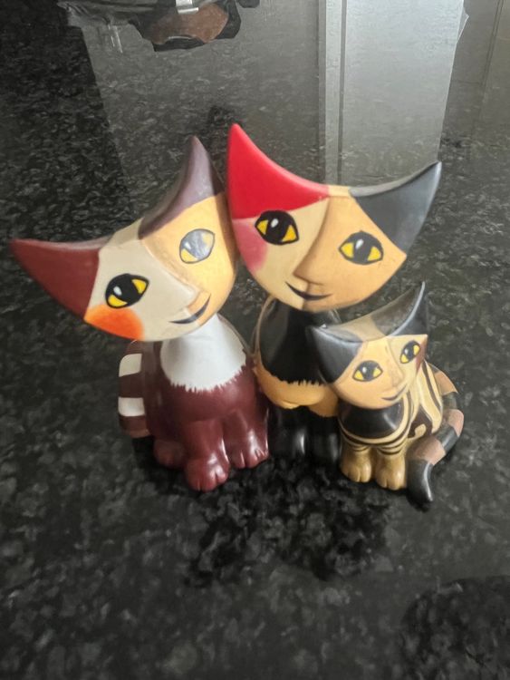 Rosina Wachtmeister Figur Katze Happy Familiy | Kaufen Auf Ricardo