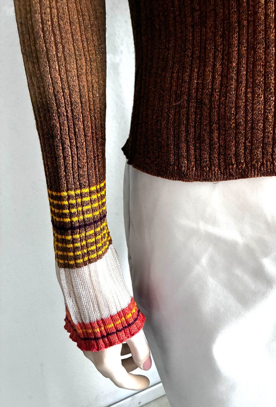 Maglioni & Felpe: Strickpullover mit Lurex, gestreift – Usato da Kloten venduto da Nephty 2