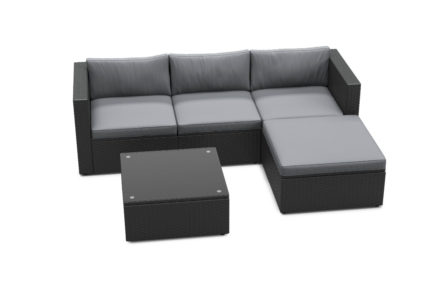 Poltrone: Rattanlounge anthrazit – Nuovo e nell'imballaggio originale da Zug venduto da Cheap-Shop