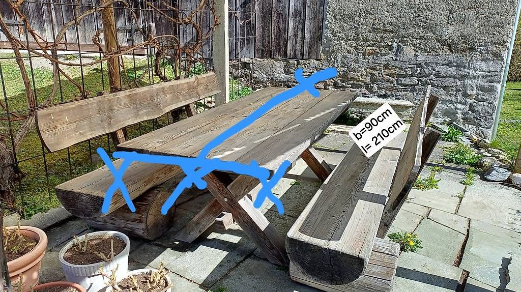 Divani: Rundholzsitzgruppe – Usato da Sils im Domleschg venduto da crocs1 2