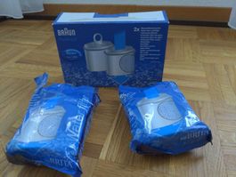 2 neue Braun Wasserfilterkartuschen Pure Aqua