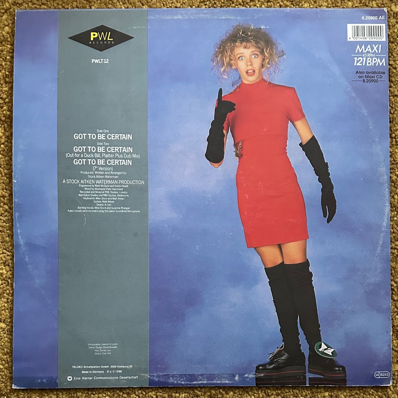 Dischi in vinile: MAXI - Kylie Minogue - Got To Be Certain – Usato da Breganzona venduto da Onairda75 1