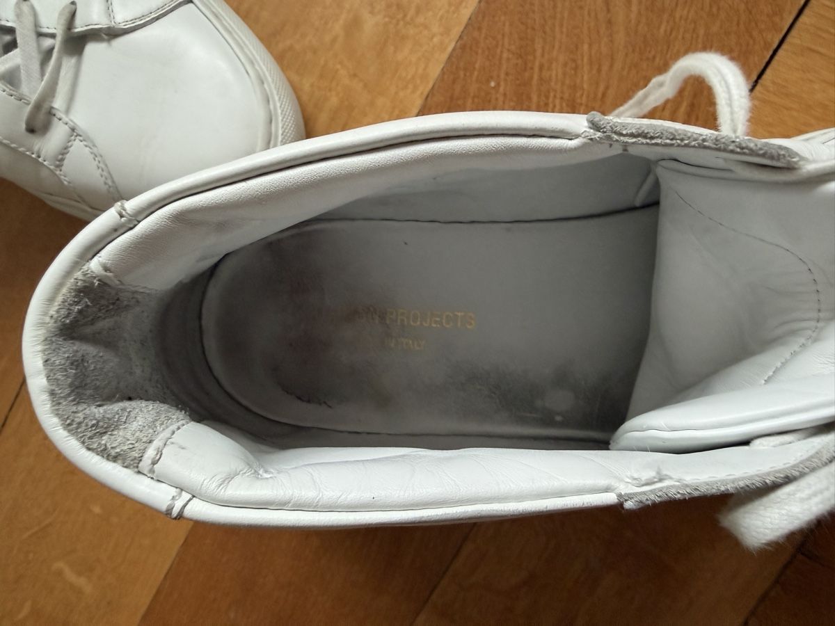 Scarpe da uomo: Common projects Achilles mid white eu46 – Usato da Lausanne venduto da steveoare 5