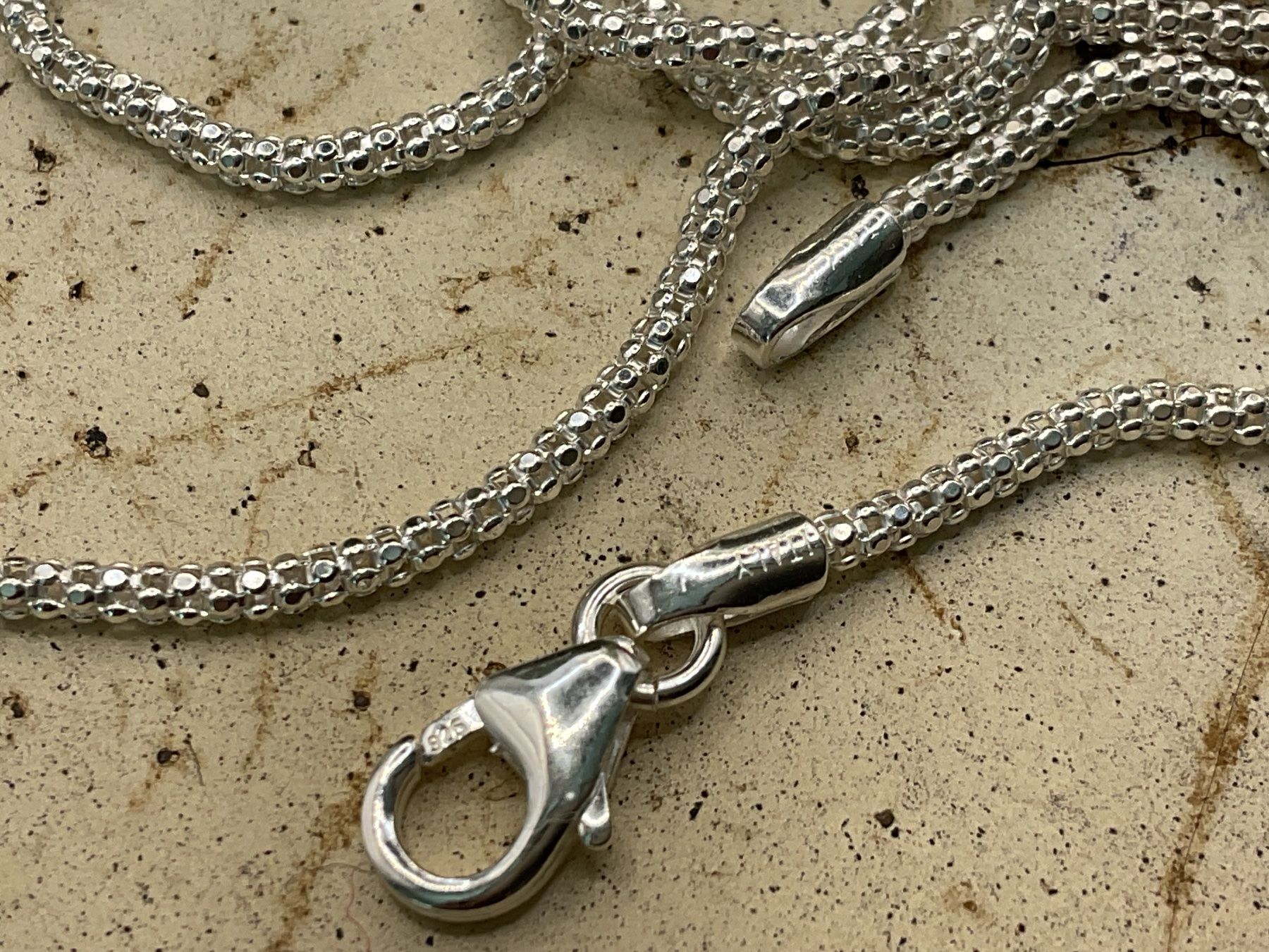 Catenine: Collier mit Anhänger Smaragd, Sterlingsilber – Nuovo (secondo la descrizione) da Luzern venduto da S.Kern01 3