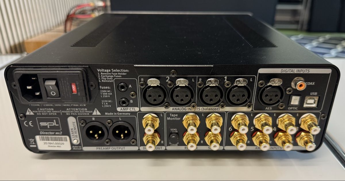 SPL Amplificatori: SPL Director MKII mit DAC – Nuovo (secondo la descrizione) da Ebertswil venduto da audivero 2