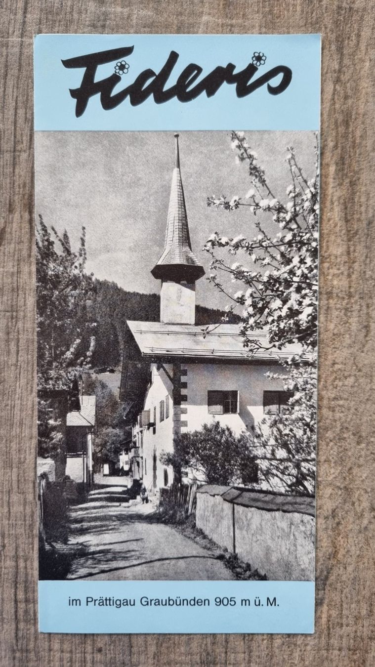 Documenti: Fideris Graubünden Prospekt, 60er-Jahre – Usato da Bözberg venduto da heinz-d