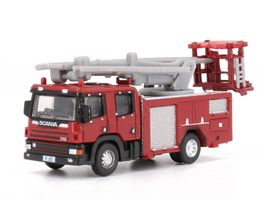 Feuerwehr Fahrzeug mit Hebebühne