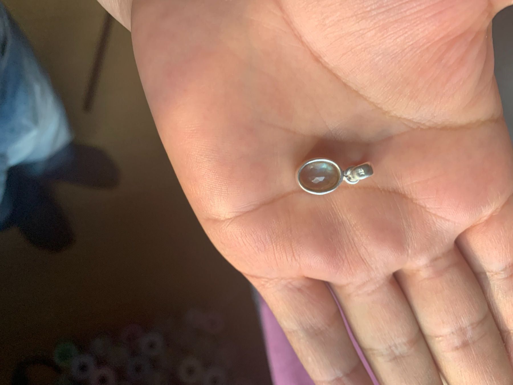 Ciondoli: Labradorit klein Anhänger Silber 925 – Nuovo e nell'imballaggio originale da Zürich venduto da Mevas_Silber 5