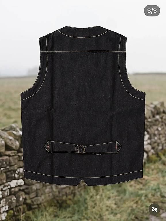 Gilets: Hen's Teeth Engineer Denim Vest  – Neuf avec emballage d'origine à Goldau par locherrogerio 3