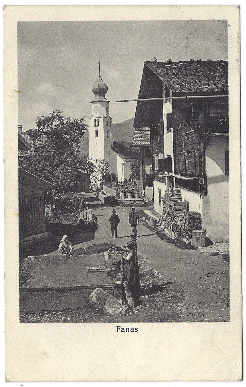 Cartoline postali: Fanas     (belebt) – Usato da Bütschwil venduto da Jackson1A