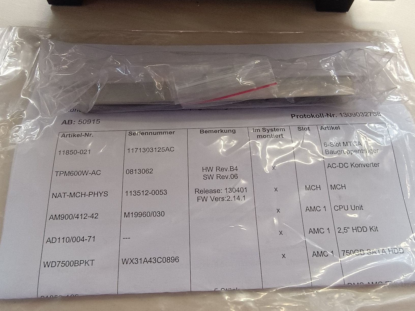 Elektronikbauteile: Power Bridge Computer MTCA-7S-PH1 6-Slot MTCA, als defekt – Defekt aus Döttingen von Schlei 4