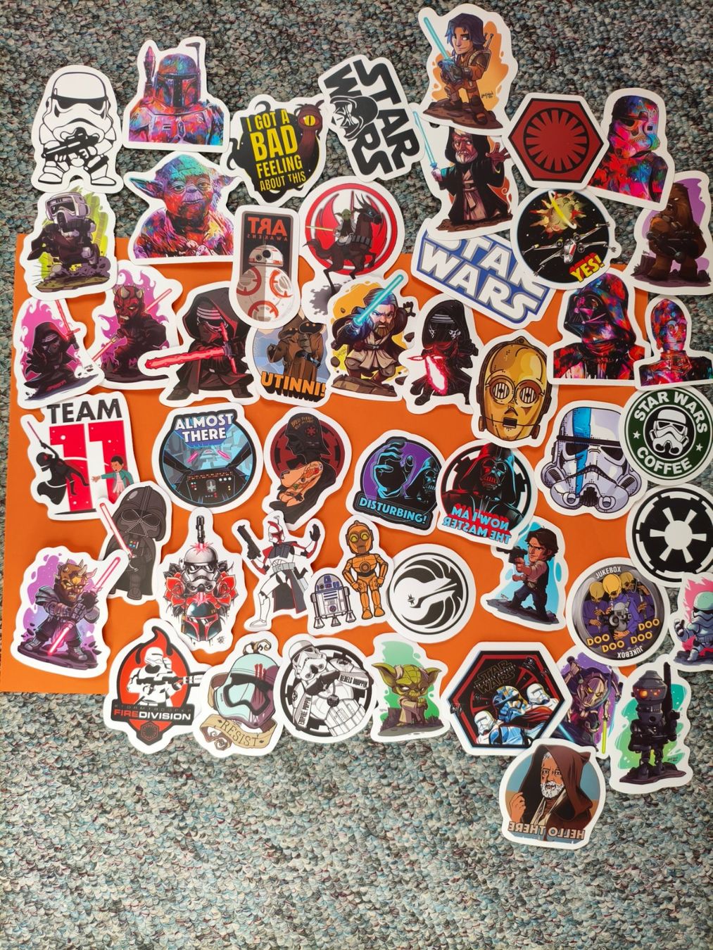 Sticker: Sammlung Sticker Aufkleber Star Wars – Nuovo e nell'imballaggio originale da Vogelsang AG venduto da miinlade 1