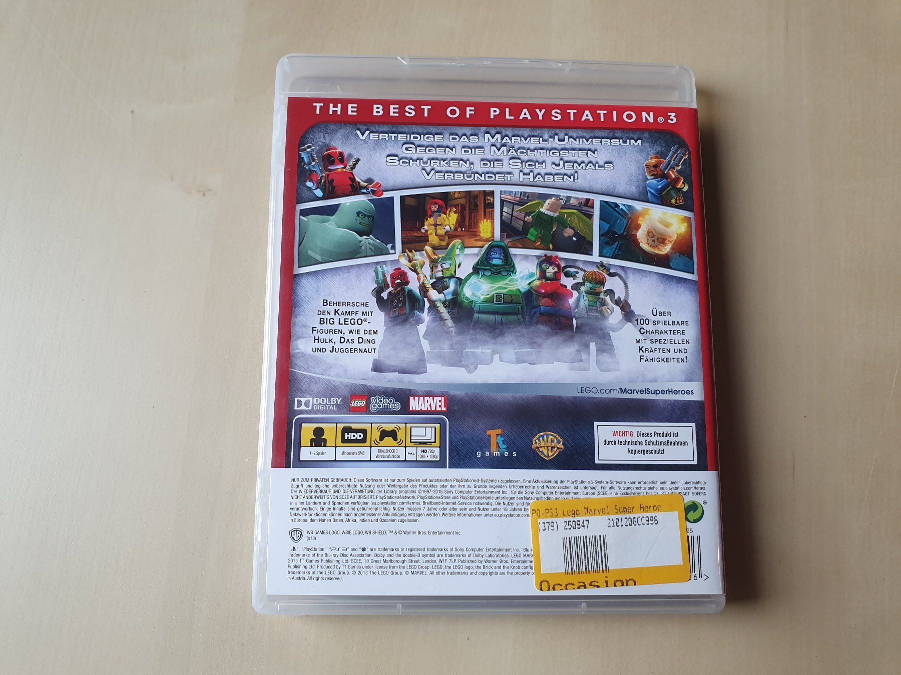 Sony Giochi: Lego Marvel Super Heroes – Usato da Stansstad venduto da collectorsshop 1