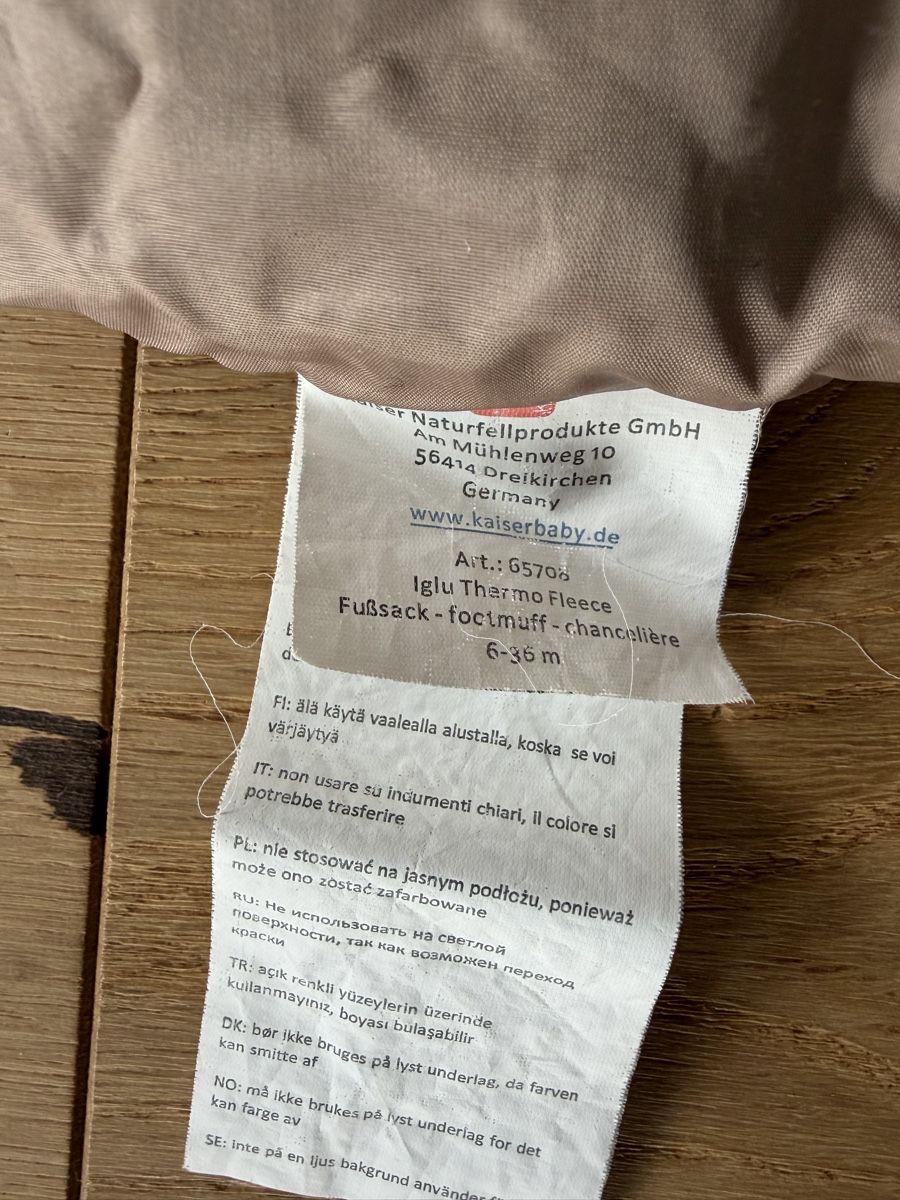 Kaiser Sacchi a pelo: Thermo Fusssack Kaiser – Usato da Jona venduto da Lala113 2