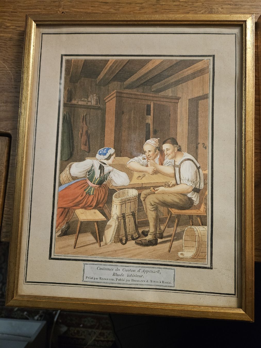 Foto & Immagini: Originale Schweizer Trachtenbilder 3er Set gerahmt – Usato da Rorschach venduto da TimelessTrading 2