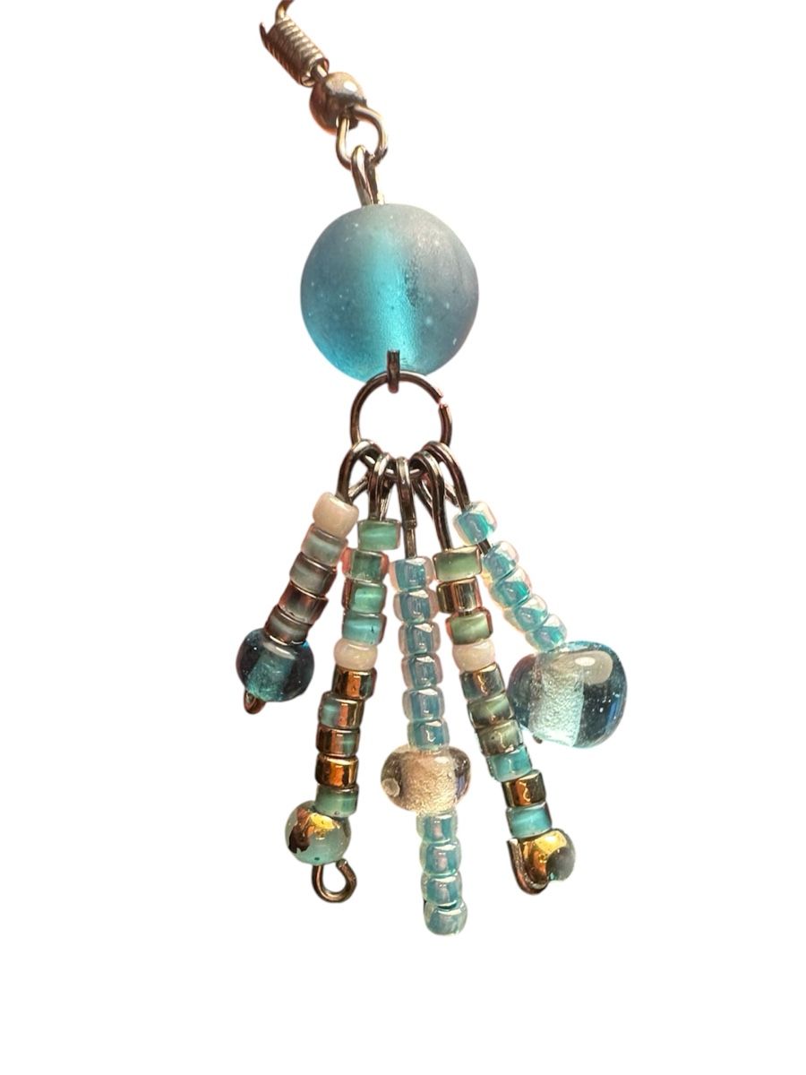 Orecchini pendenti & Orecchini a lobo: Boucles bulle bleu mat – Nuovo (secondo la descrizione) da St-Saphorin-Morges venduto da chl_s5rr 2