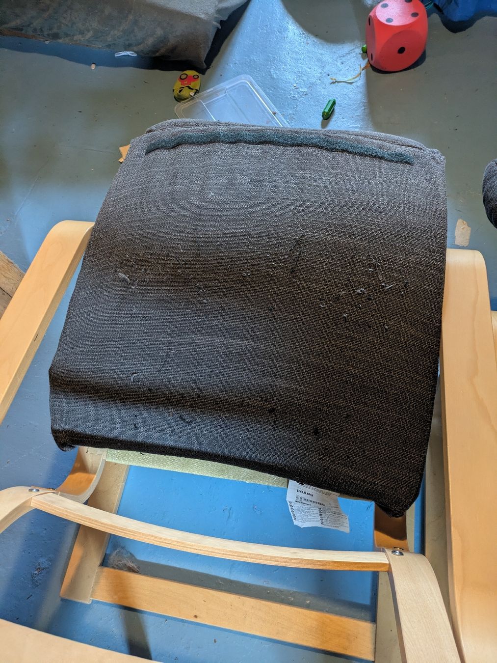 Ikea Poltrone: 2x Poäng Sessel dunkelgrau  – Usato da Bischofszell venduto da mizu19 4