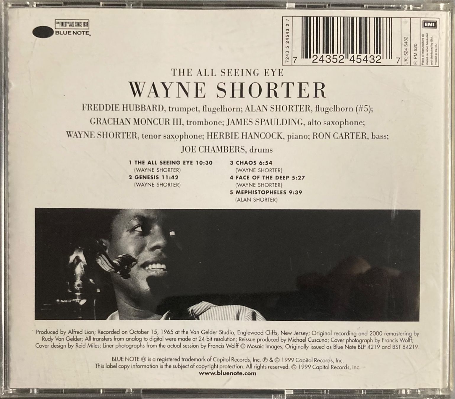 CD: WAYNE SHORTER - THE ALL SEEING EYE – Usato da Poliez-Pittet venduto da Newtown-Records 1