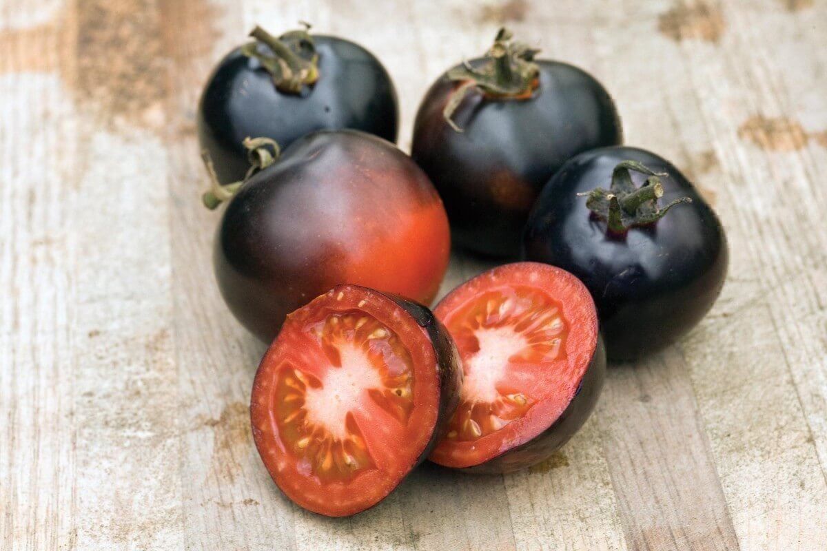Piante & sementi: 50 Samen schwarze Tomate INDIGO ROSE – Nuovo (secondo la descrizione) da Ehrendingen venduto da VerveinaSamen 4