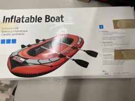 Schlauchboot für 2 Erwachsene + ein Kind, ein Mal gebraucht