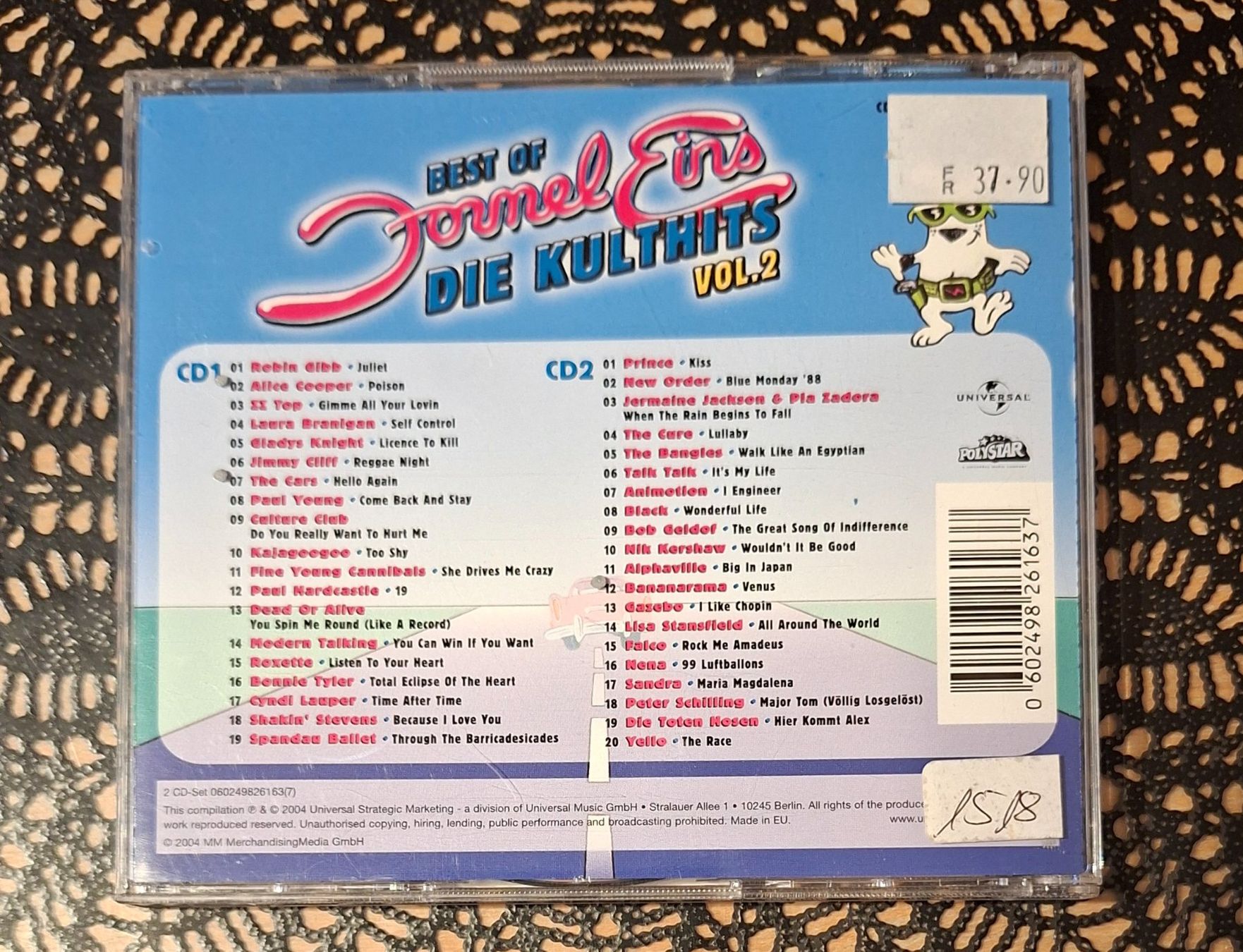 CDs: Formel Eins - Die Kulthits 2, DE Pop Rock Compilation 2004 – Gebraucht aus Schönenberg TG von Gregolino76 1