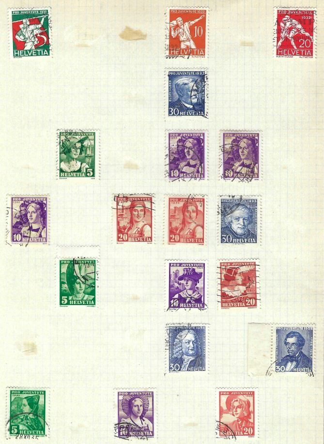 Tutti i francobolli: Pro Juventute Samlung ab 1913 / Collection Pro Juventute – Usato da PRANGINS venduto da Dorp 3