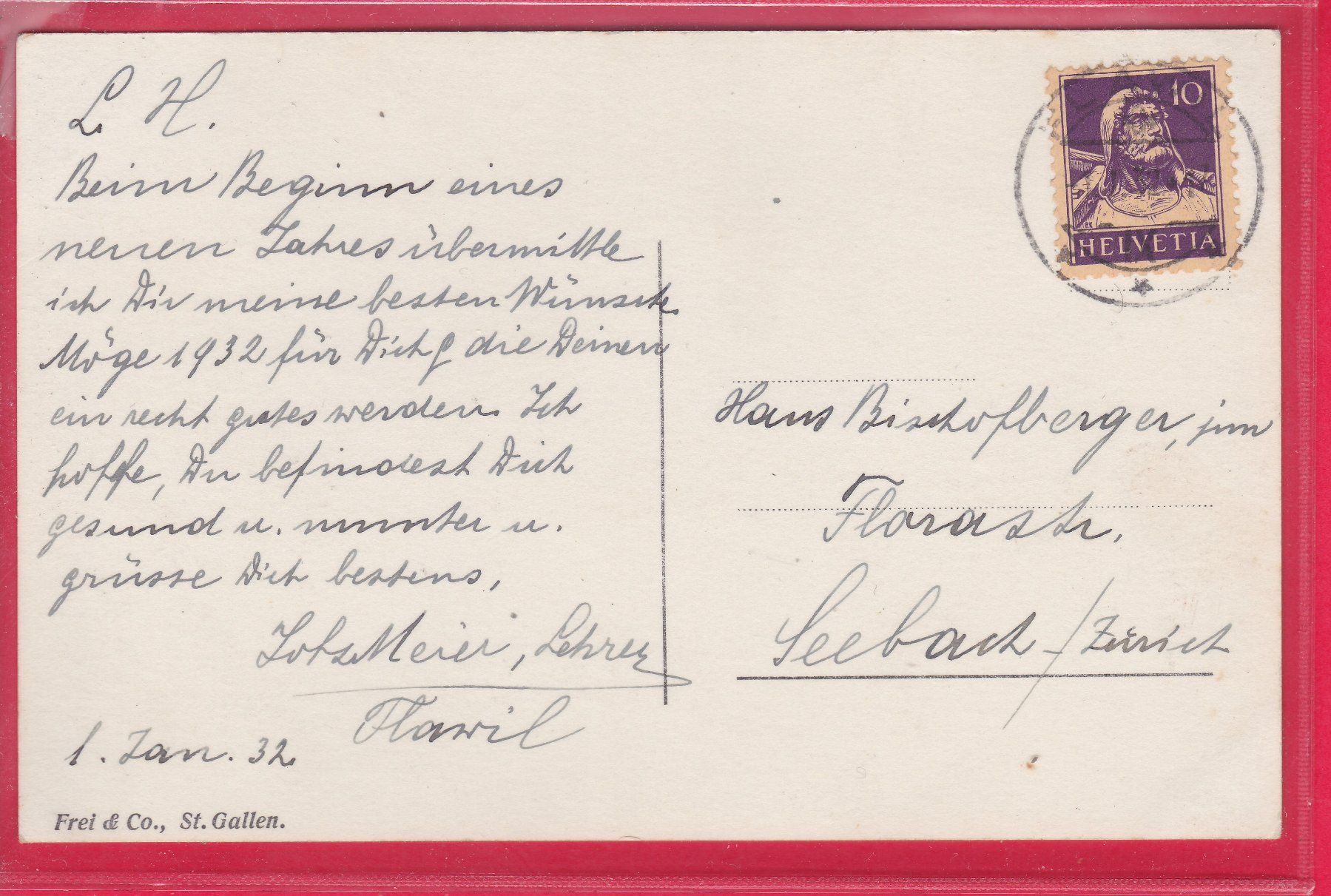 Cartes postales: FLAWIL, GENERALANSICHT, – D'occasion à Oberrieden par Gebirgsstelze 1