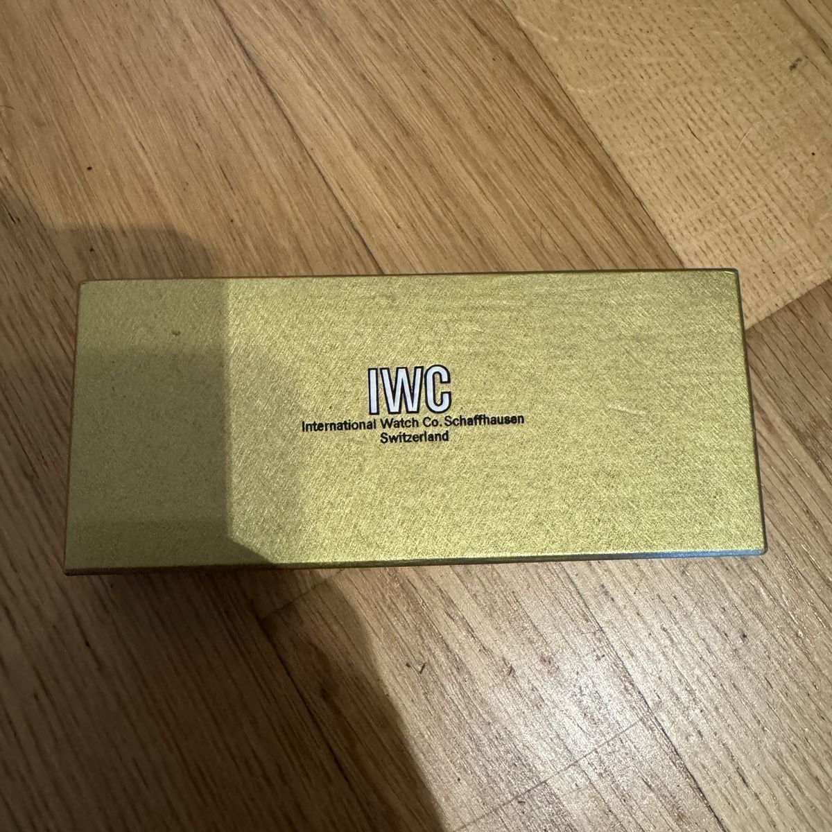 Uhrenboxen: IWC Uhrenbox RAR – Gebraucht aus Zürich von Chamanit2024