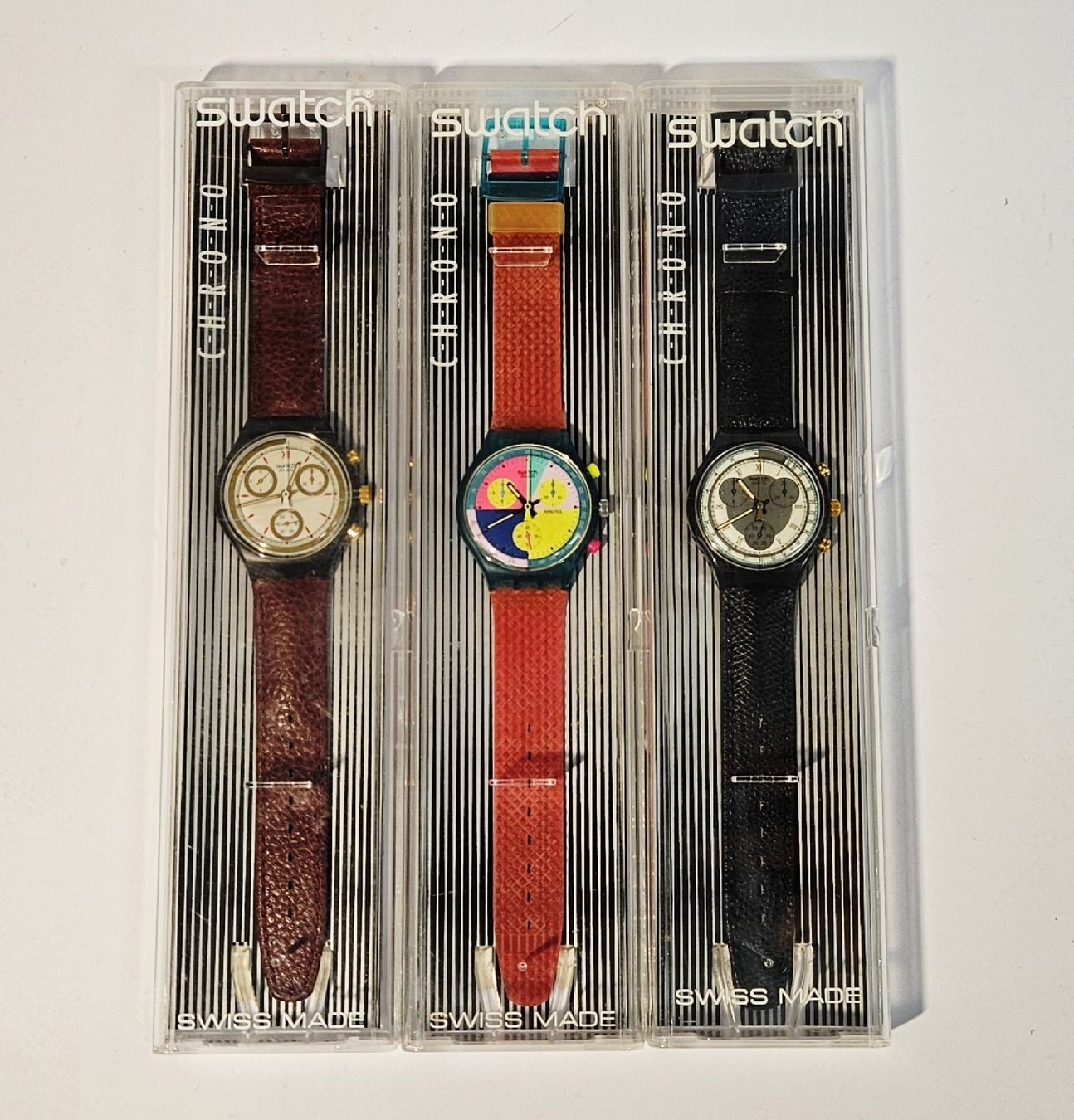 Swatch Orologi: Swatch Chronographen Set von 1991/92 – Nuovo (secondo la descrizione) da Täuffelen venduto da Xsp 2