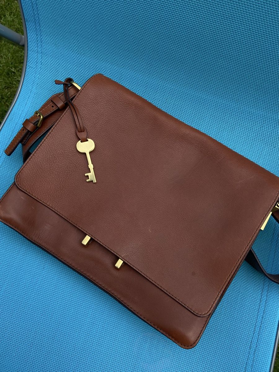 Fossil Taschen für Damen: Fossil Ledertasche, braun, guter Zustand. – Gebraucht aus Bern von Bern4you 3